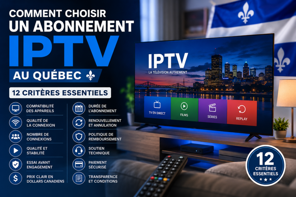 Comment choisir un abonnement IPTV